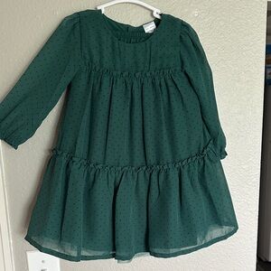 Carter's Deep Green Casual Kids Dress